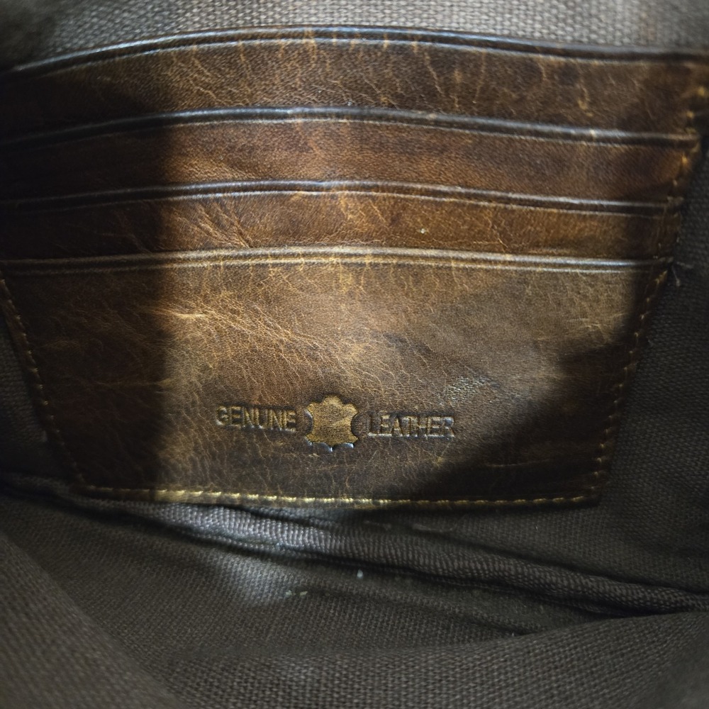Montana West Genuine Leather Cowhide Fringe Crossbody Clutch Brown Western - Picture 9 of 14